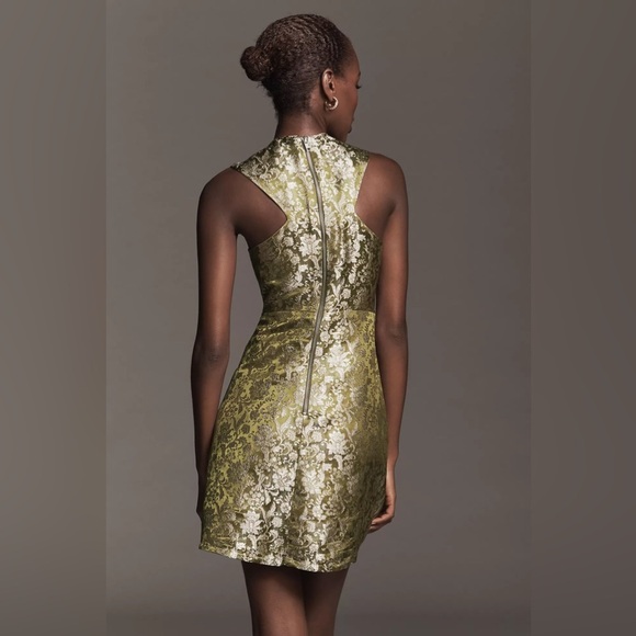 Anthropologie Dresses & Skirts - Anthropologie Maeve Sleeveless Brocade Shift Mini Dress Size L